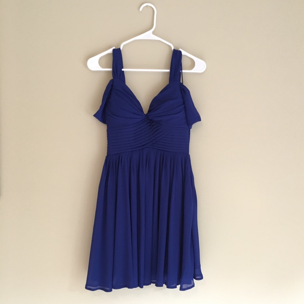 •lulu's royal blue homecoming dress•